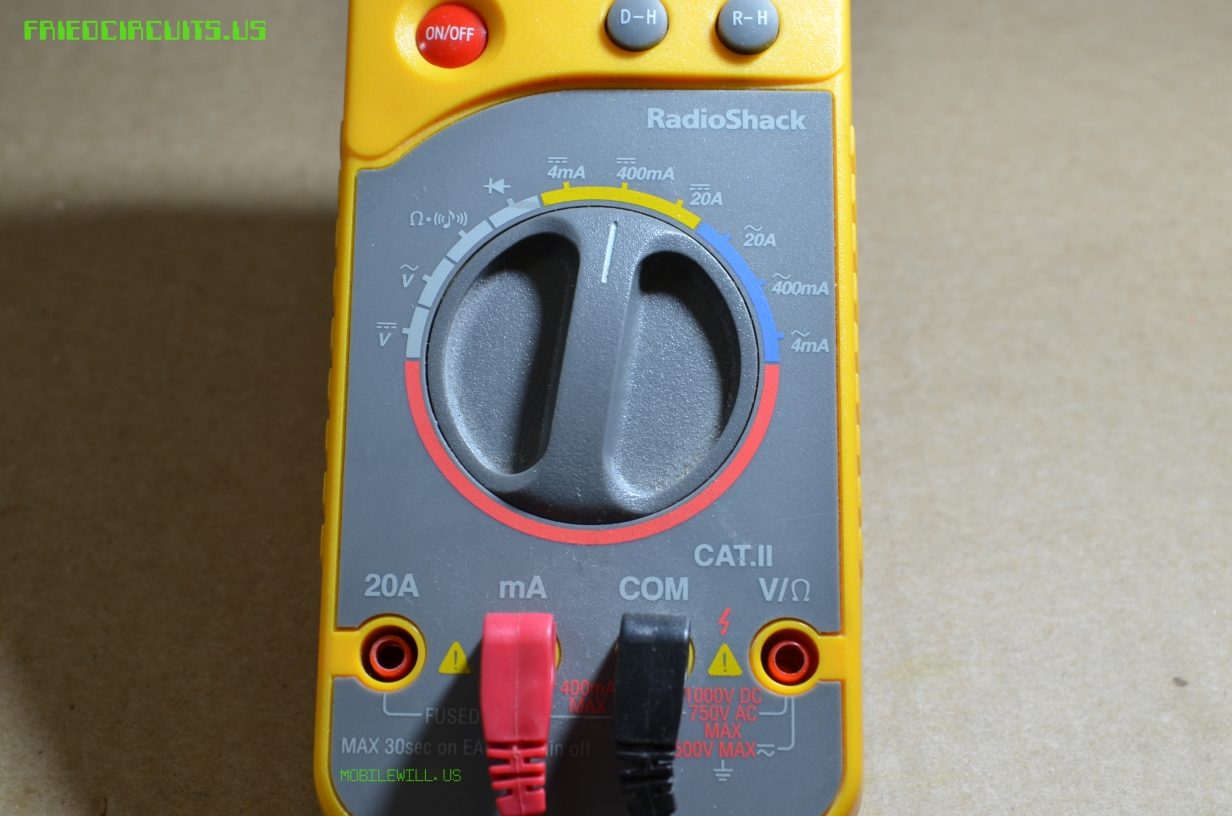 Connections to DMM for Current Connections to DMM for Current