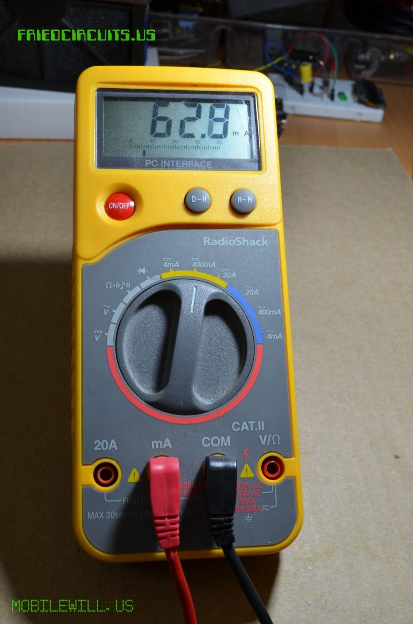 DMM Measuring current of an Xbee Series 1 DMM Measuring current of an Xbee Series 1