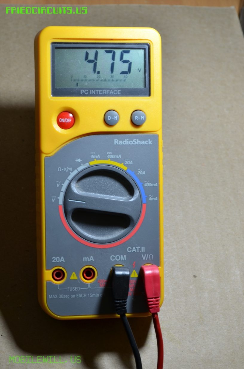 DMM measuring voltage to an XBee DMM measuring voltage to an XBee
