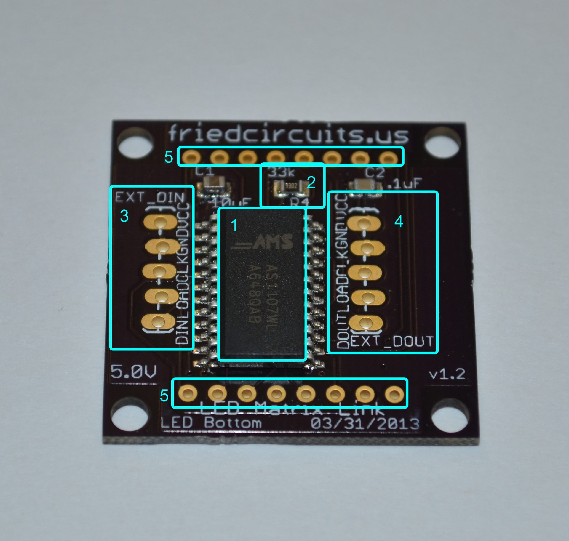 LED Matrix Link Labled