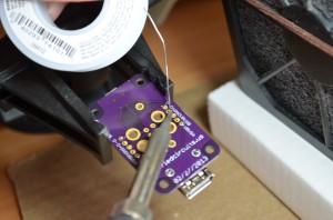 Finish soldering headers